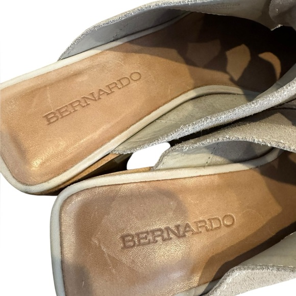Bernardo Sadie mule clog in clay 7 - Picture 7 of 9